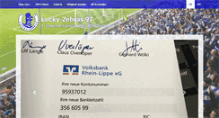 Desktop Screenshot of lucky-zebras.de
